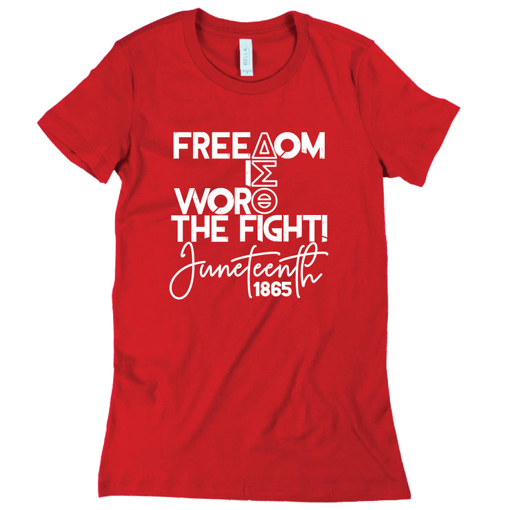 Short Sleeve J19 Freedom is Worth the Fight Tee