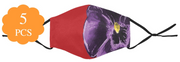 Single Violet on Red Mask (Set of 5 w/10 Filters)