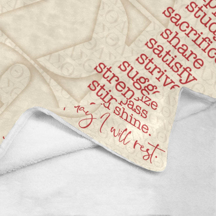Delta Self Care Fleece Blanket