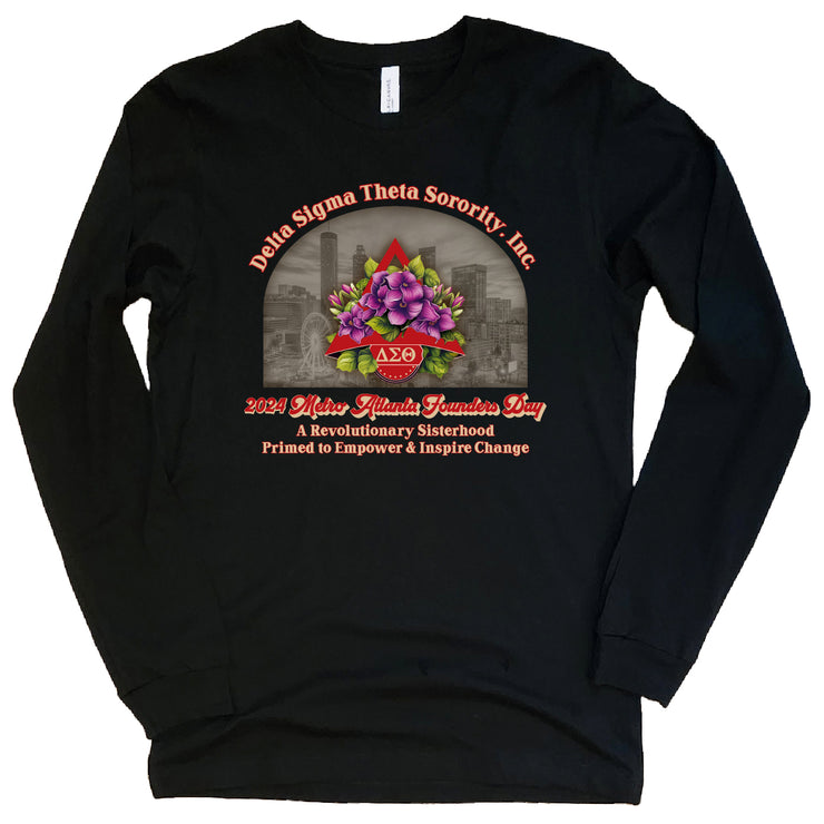 Custom Long Sleeve 2024 Founders Day Fundraiser TShirt