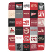 2025 Faux Quilt Fleece Blanket