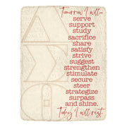 Delta Self Care Fleece Blanket