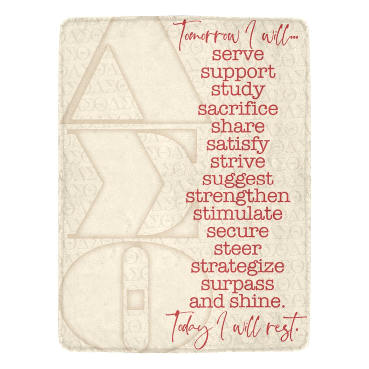 Delta Self Care Fleece Blanket