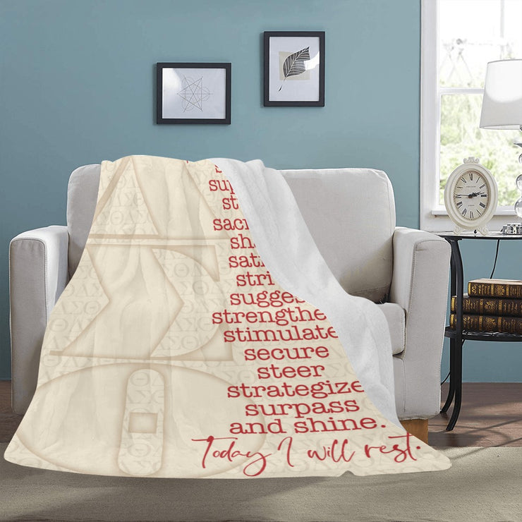 Delta Self Care Fleece Blanket