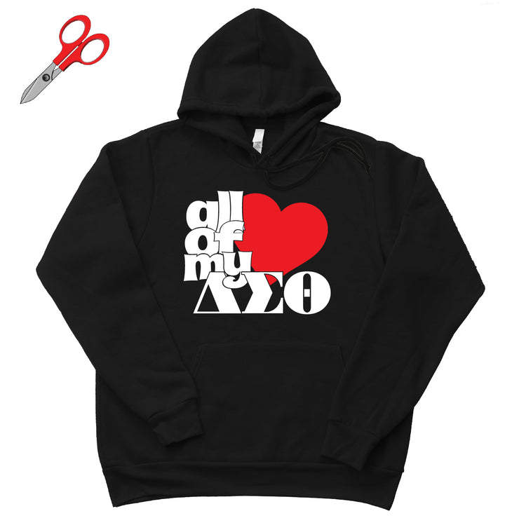 AOML Heart Fleece Kanga Hoodie