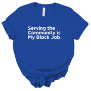 Short Sleeve D9 Black Job Serving Tee