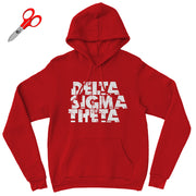 Block Grunge DST Fleece Kanga Hoodie Sunset
