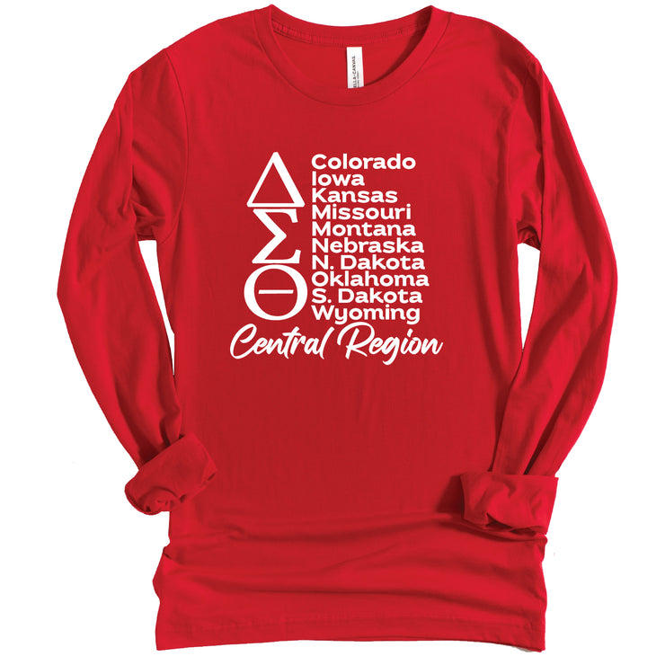 Long Sleeve Central Region TShirt