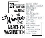 Custom Short Sleeve D4WiA Women of the March on Washington Tee