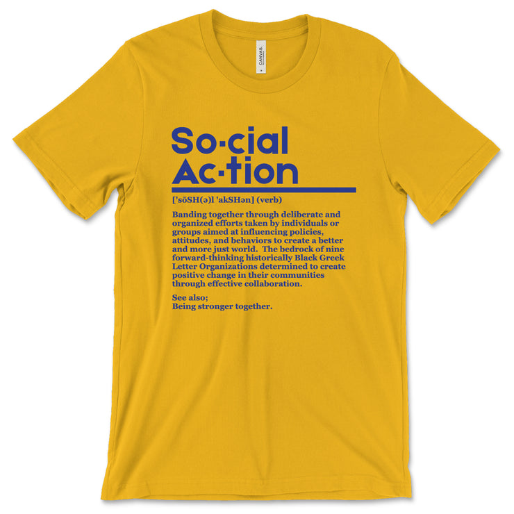 Short Sleeve D9 Social Action Definition Tee
