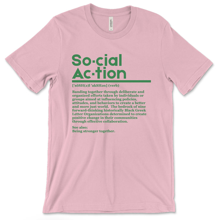 Short Sleeve D9 Social Action Definition Tee