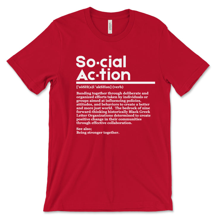 Short Sleeve D9 Social Action Definition Tee