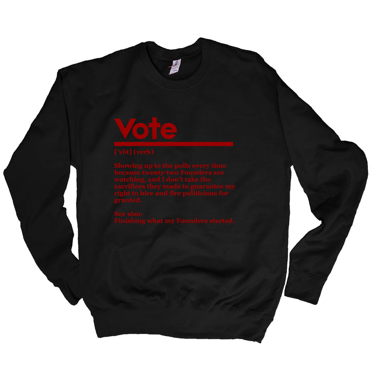 Delta Vote Definition Classic Sweatshirt