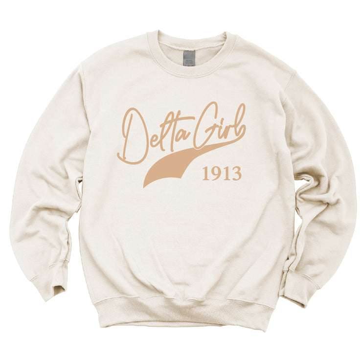 Delta Girl Banner Classic Sweatshirt
