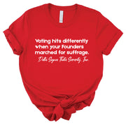 Etsy Short Sleeve Voting Suffrage Tee