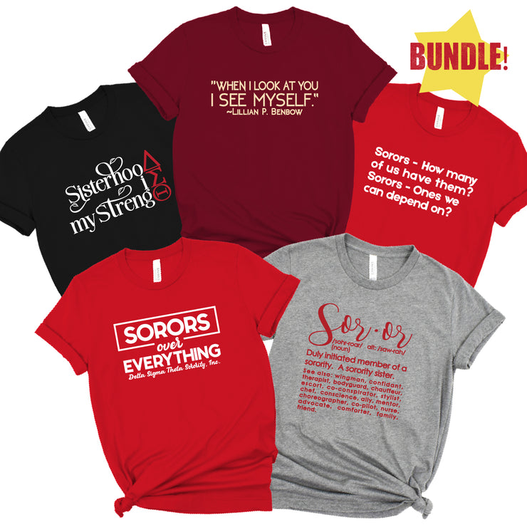 Short Sleeve I Soror Tee Bundle