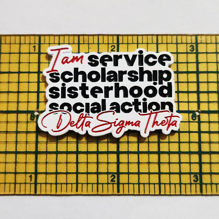 I am Service Lapel Pin