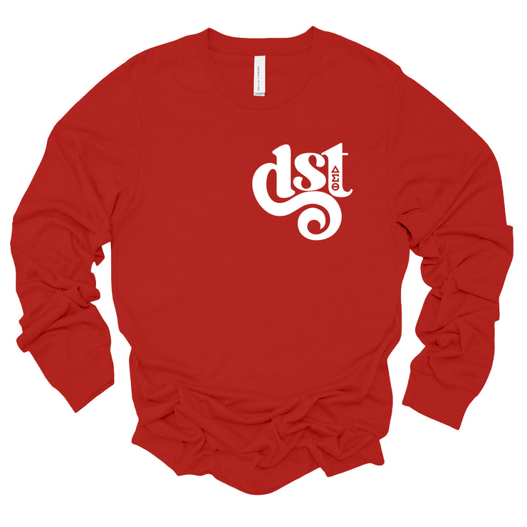 Long Sleeve Curly DST TShirt