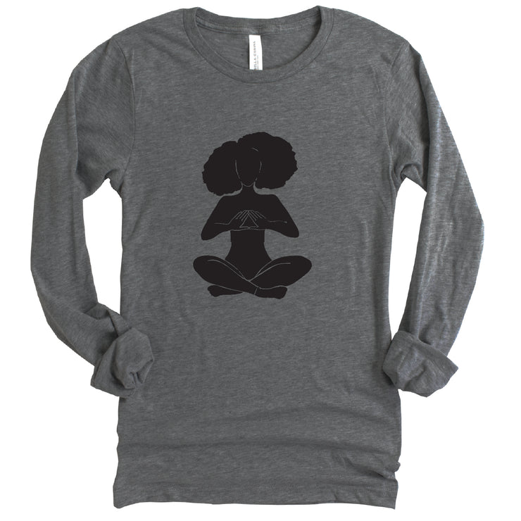 Long Sleeve Afro Silo Delta TShirt