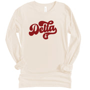Long Sleeve Chunky Delta TShirt