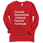 Long Sleeve Delta Icons Tshirt