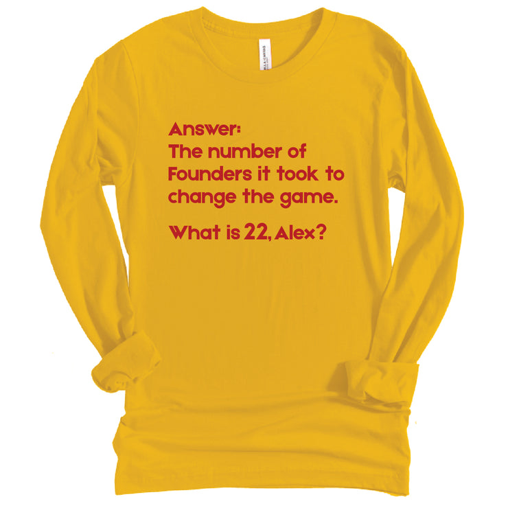 Long Sleeve Delta Jeopardy Tshirt