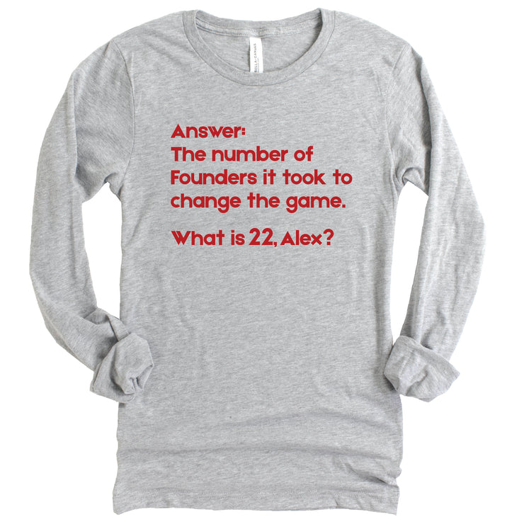 Long Sleeve Delta Jeopardy Tshirt