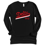 Long Sleeve Delta Swoosh TShirt