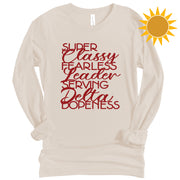 Long Sleeve Super Delta TShirt Sunset