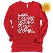Long Sleeve Super Delta TShirt Sunset