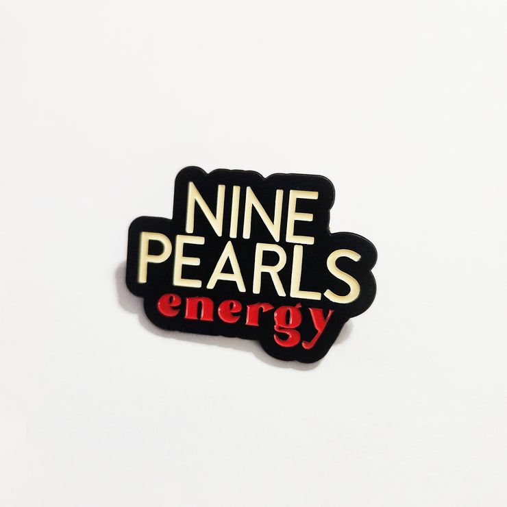 Nine Pearls Energy Lapel Pin