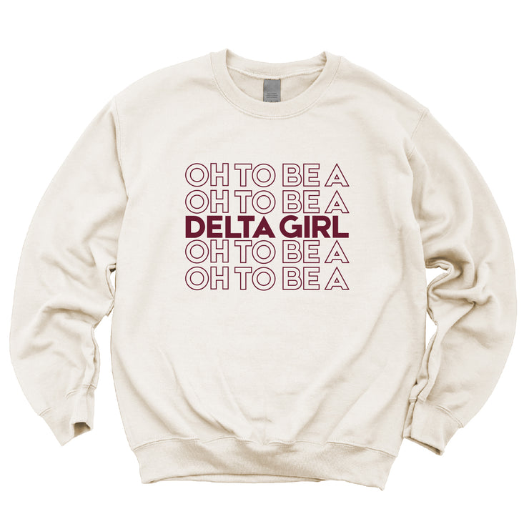 Oh To Be Repeat Classic Sweatshirt