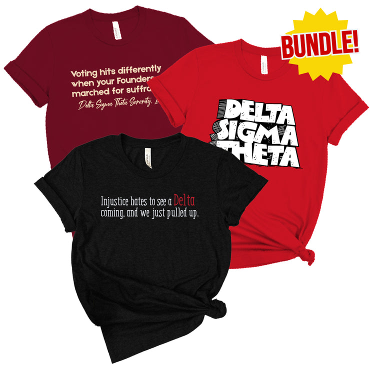Short Sleeve Pull Up Tee Trio