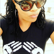 Etsy Short Sleeve White Pyramid Hands Tee