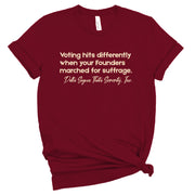 Short Sleeve Voting Suffrage Tee