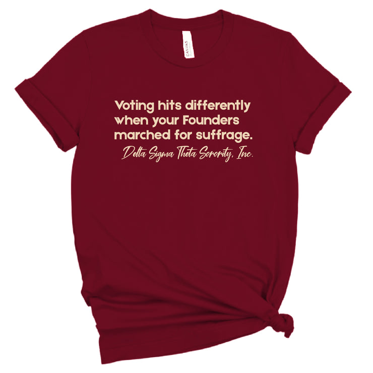 Short Sleeve Voting Suffrage Tee