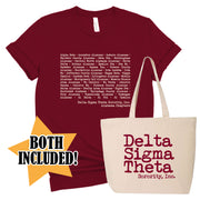 Short Sleeve Alabama DST Chapters Tee Plus Tote