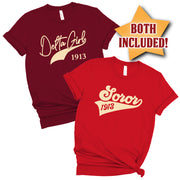 Short Sleeve Banner Tee Duo