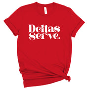 Short Sleeve Deltas Serve Tee