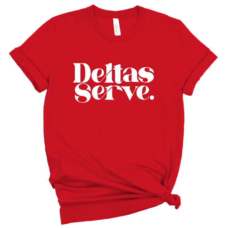 Short Sleeve Deltas Serve Tee