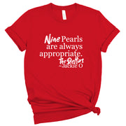 Short Sleeve Nine Pearls Always Tee
