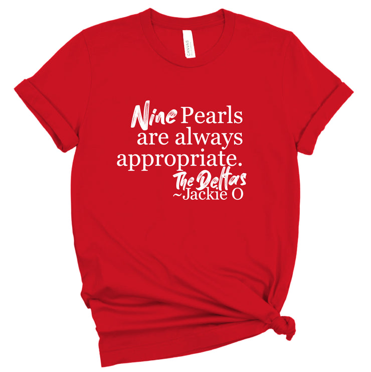 Short Sleeve Nine Pearls Always Tee