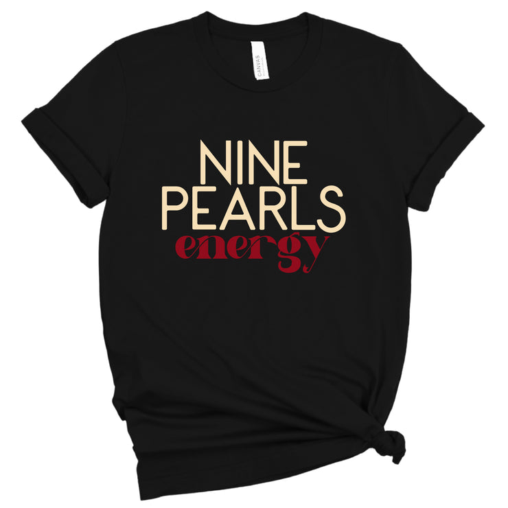 Short Sleeve Nine Pearls Energy Tee