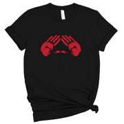 Short Sleeve Red Pyramid Hands Tee