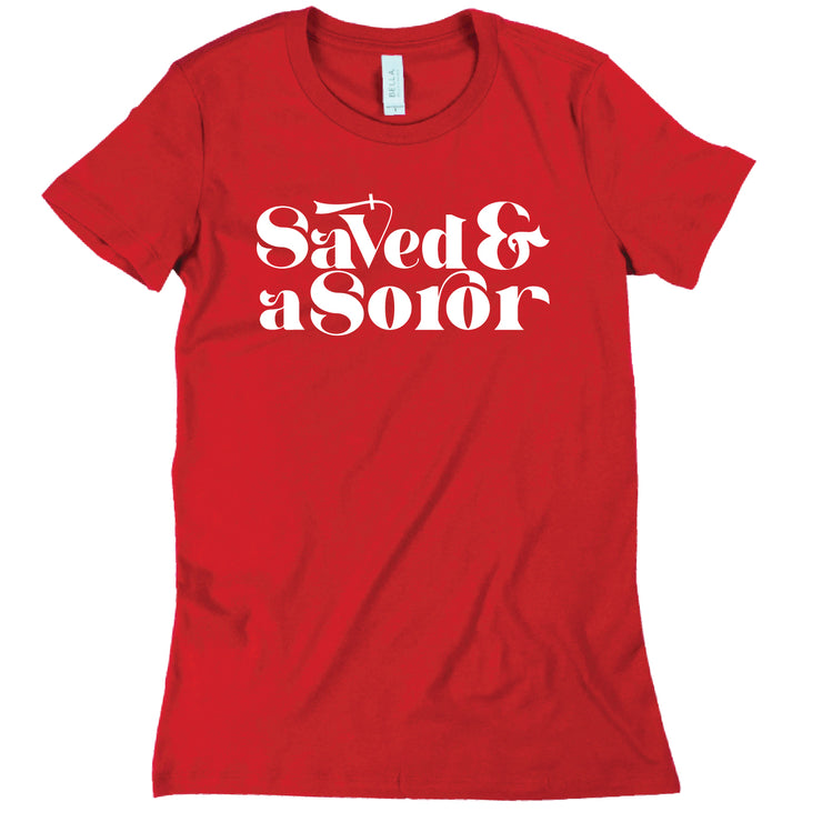 Short Sleeve Saved and a Soror Tee