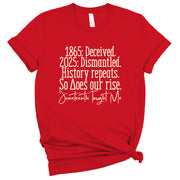Short Sleeve J19 Juneteenth Taught Me Tee