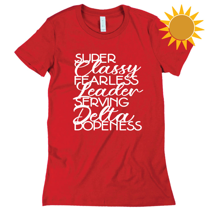 Short Sleeve Super Classy Delta Tee Sunset