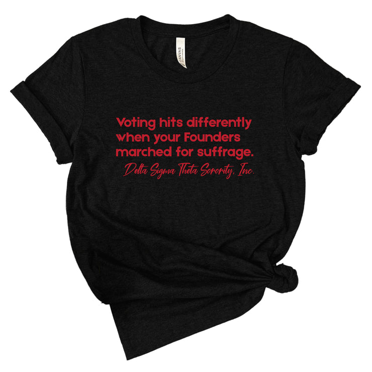 Short Sleeve Voting Suffrage Tee