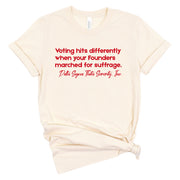 Short Sleeve Voting Suffrage Tee