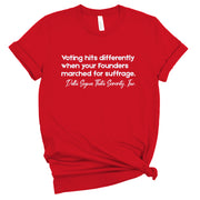 Short Sleeve Voting Suffrage Tee